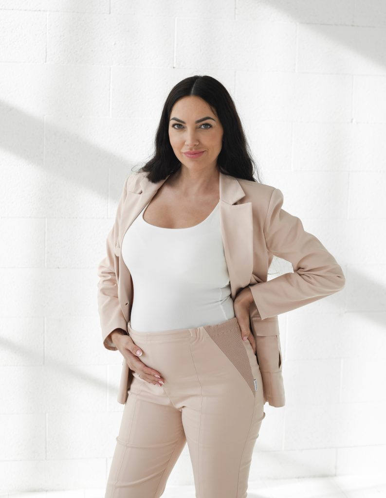 Tina flared maternity pants